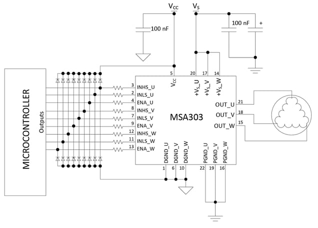 MSA303 Typical Connection
